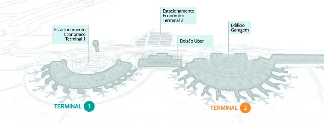 Mapa Estacionamento Galeão